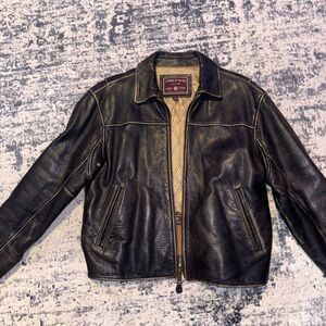 Schott NYC Black Leather Jacket